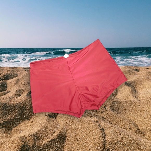 None Other - *SALE* NWOT Maroon Hipster Swim Bottoms Size L